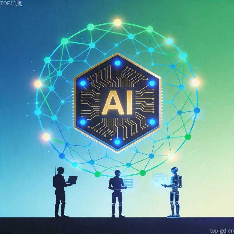 中美AI竞争示意图