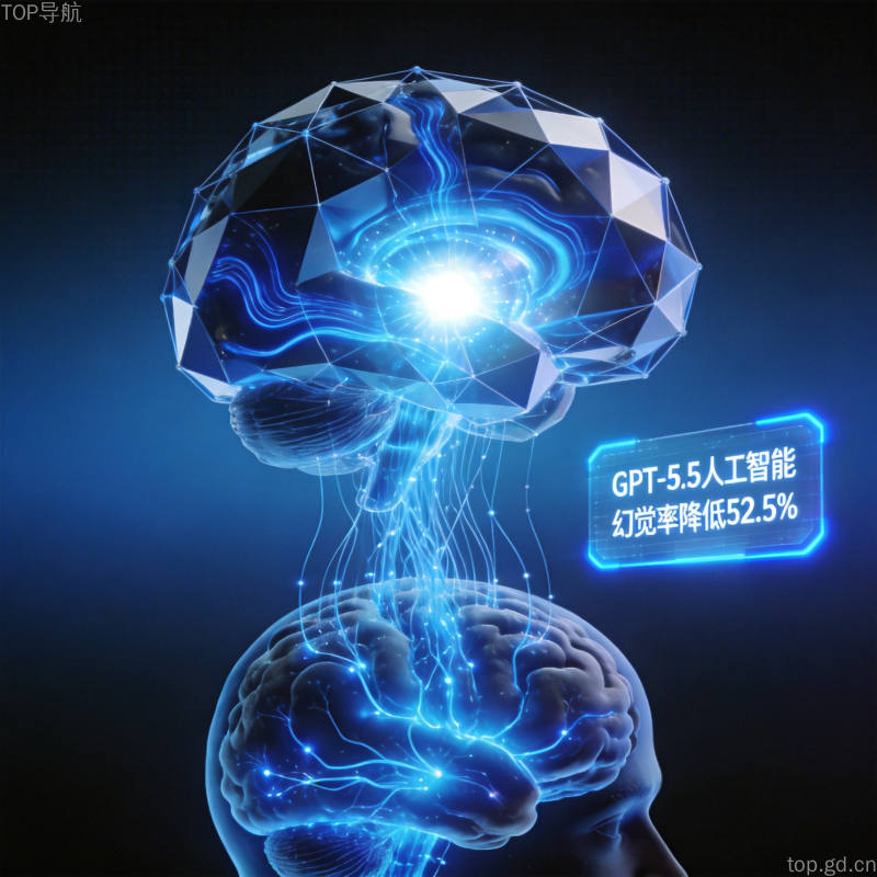 GPT-5.5幻觉率降低52.5%，展示人工智能准确性提升的革命性突破