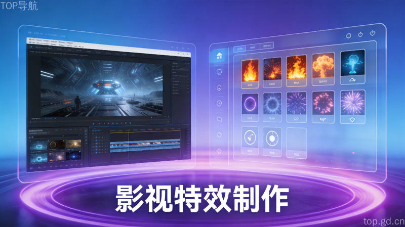 创意视频制作界面,体现人工智能在影视内容创作中的应用