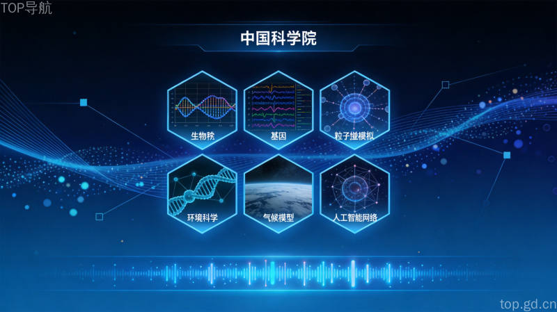 AI科研实验室场景,展示人工智能与多学科科研深度融合的应用
