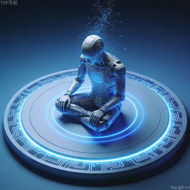 算力网络渐变光效风格粒子效果光环简洁现代