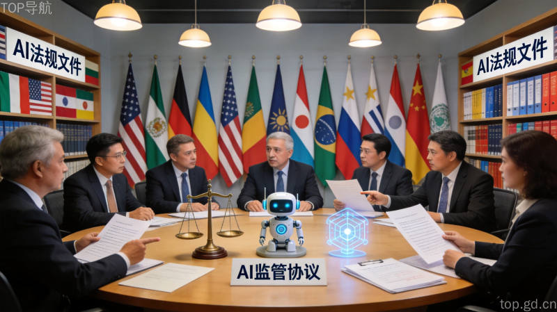 欧盟AI法案签署现场，各国代表共商AI监管框架