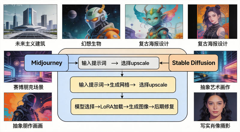 AI绘图避坑指南：Midjourney和Stable Diffusion的10个常见错误配图3