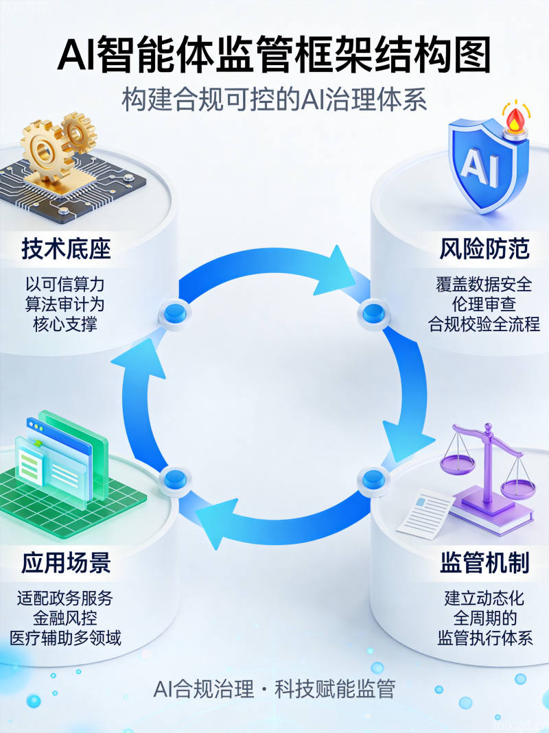 智能体监管四大支柱图解