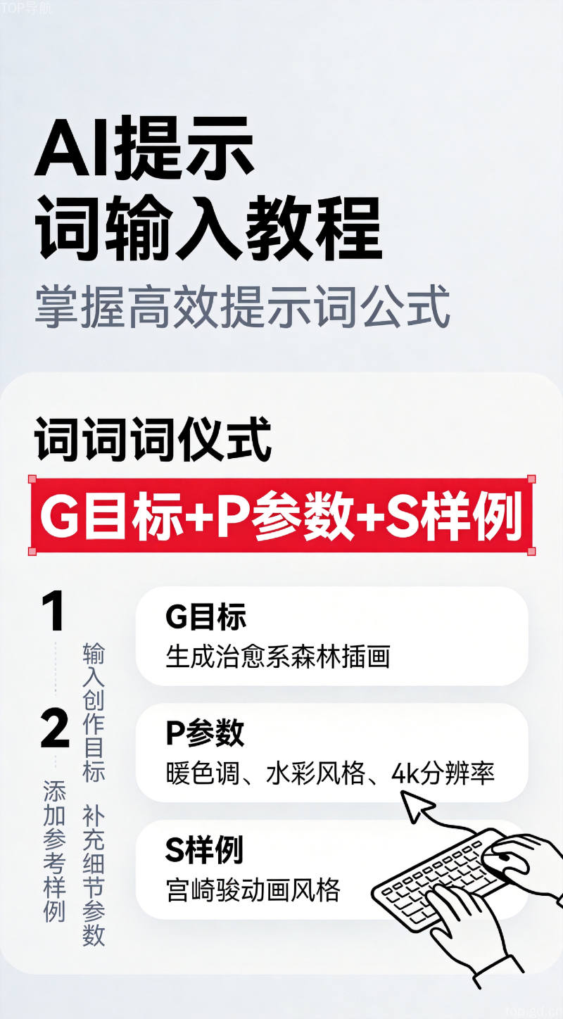 GPS提示词法：3步让AI精准干活从目标定义到参数设置的高效对话流程