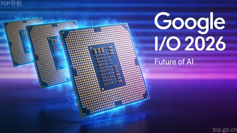 Google I/O大会发布Gemini 3.5 Flash,极致性价比开启AI普惠时代,科技感数据流与代码界面