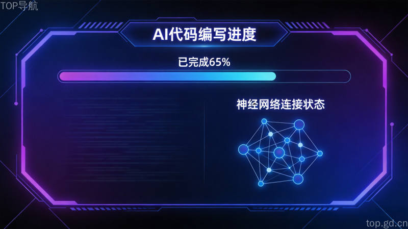AI神经网络与数据流可视化,展示人工智能系统复杂的信息处理网络,暗蓝色科技风格