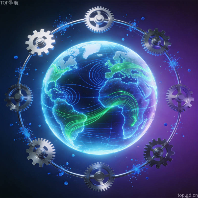 智源悟界世界模型物理空间算法概念图展示数字孪生地球与物理规律可视化