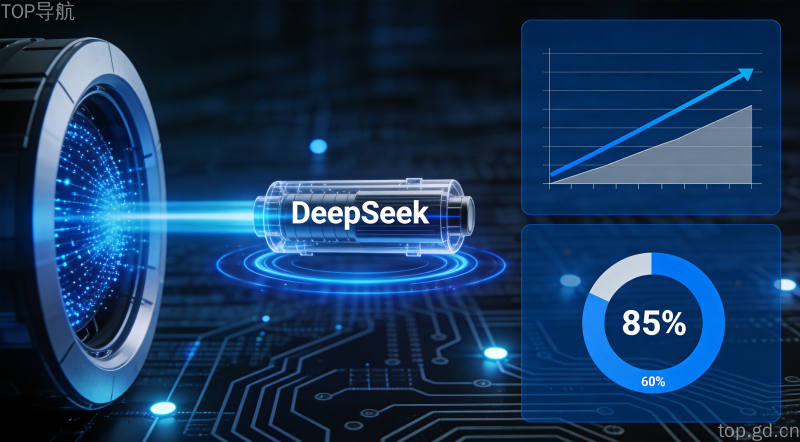 DeepSeek与北大联合发布的DSpark加速框架，蓝色科技光效