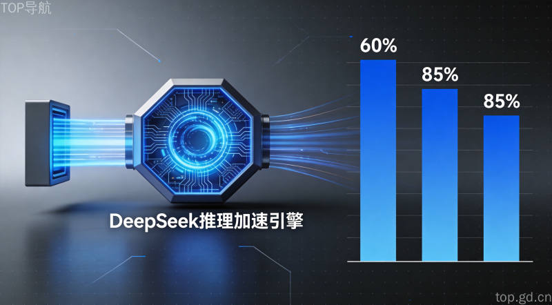 DSpark推理加速技术概念图，展示数据流加速处理过程