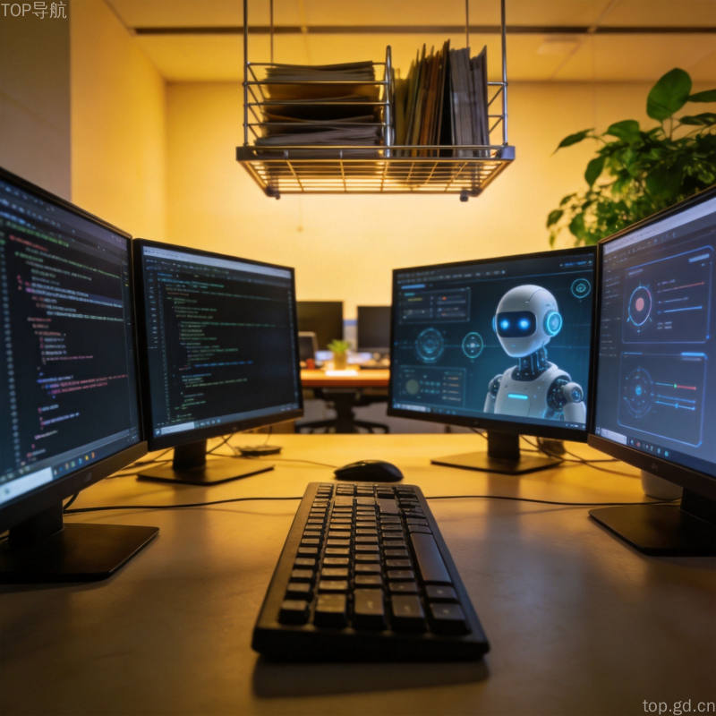 AI开发者工作场景展示，智能开发环境与高效编程工具