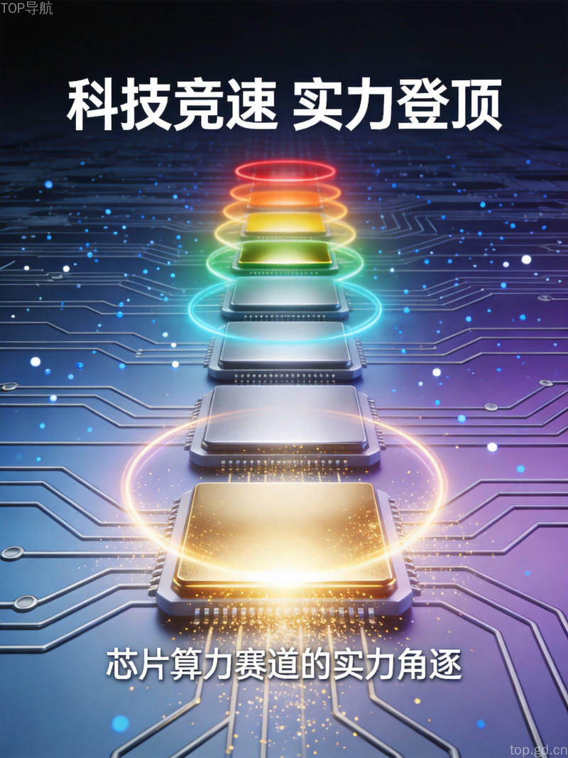 六款国产AI大模型调用量排名竞争格局芯片模块示意图