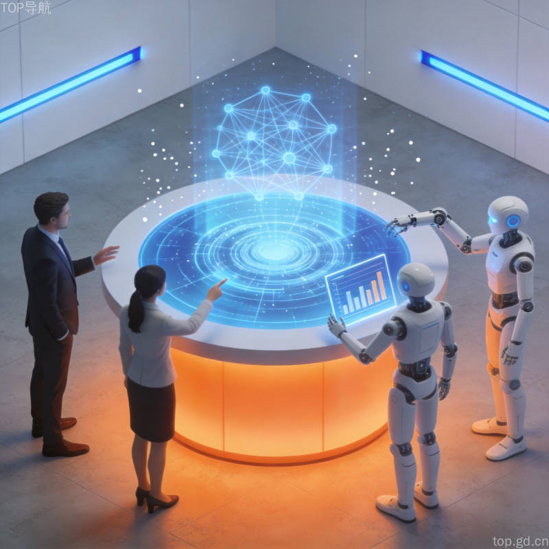 2026世界人工智能大会展厅全息投影人机协作场景