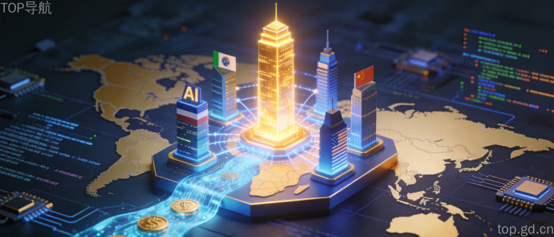 全球AI开源模型竞争格局图,展示国产模型崛起与Token调用量领先